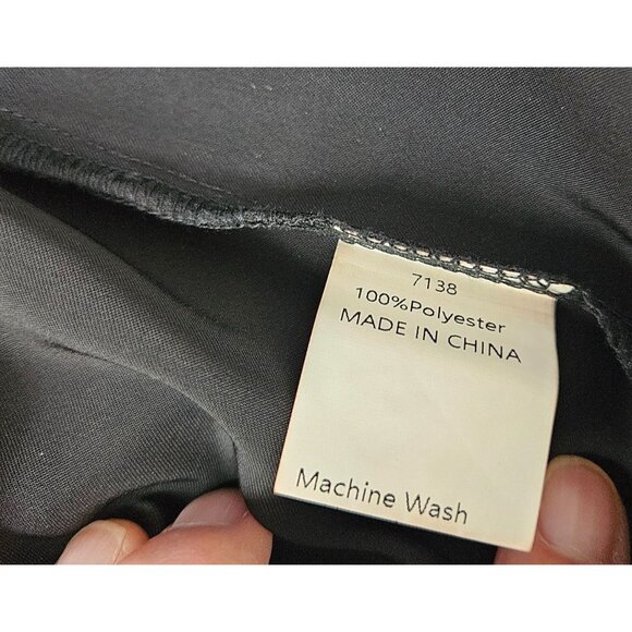 Pretty Garden Black Sleeveless V-Neck Twist Front Maxi Dress Size XL Party Sexy - Picture 10 of 10